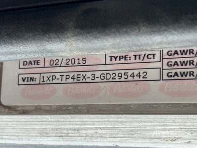 2016 Peterbilt 367 8x6 Sleeper Truck Tractor