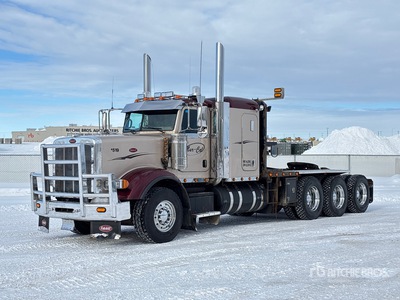 2014 Peterbilt 367 8x6 4-Achs Sattelzugmaschine mit Schlafkabine