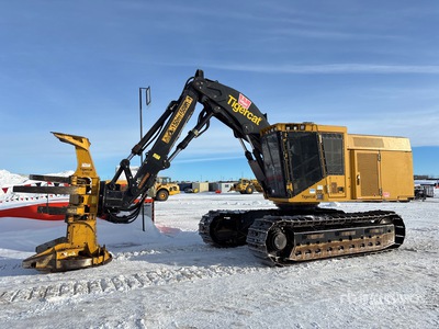 2019 Tigercat X870D を見 Feller Buncher - Track