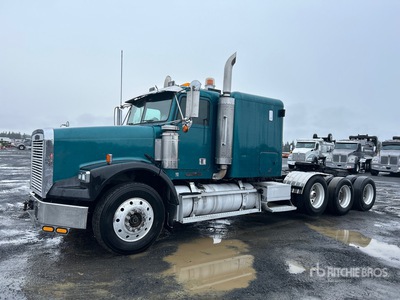 1995 Freightliner FLD120 8x4 Tri/A Sleeper Truck Tractor
