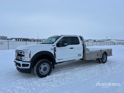 2025 Ford F-550 XL 4x4 Extended Cab Flatbed Truck