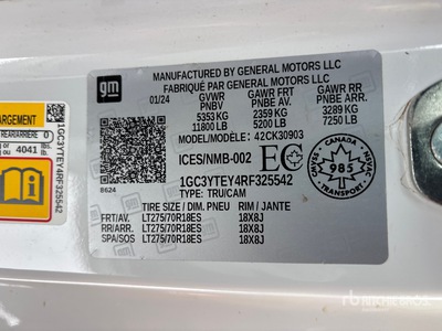 2024 Chevrolet Silverado 3500HD LT 4x4 Pickup