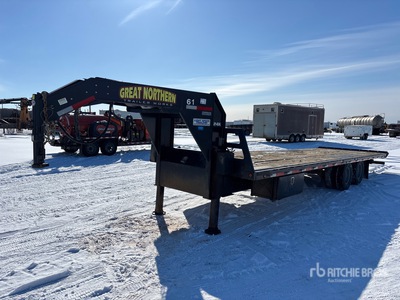 2023 Great Northern 30 ft T/A Gooseneck Tilt Deck Trailer