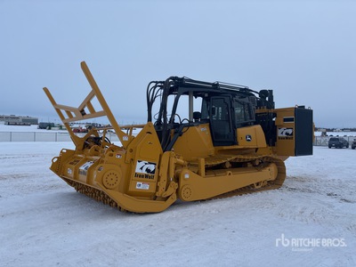 2007 John Deere 850J WLT LGP Tracked Iron Wolf 1040 Mulcher Tractor