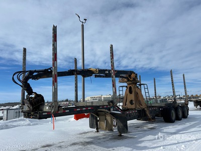 2015 Deloupe 45 ft Tri/A Self Loading Boomstam aanhangwagen