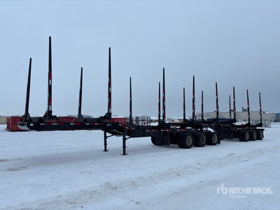 2018 Gerrys Tri/A Lead Short Wood King B Log Trailer