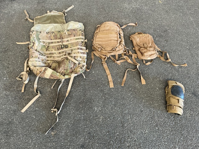(11) Assault Packs, (4) Large Rucksacks & Assorted Items
