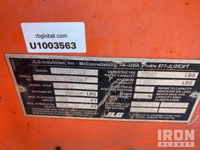 ELEVADOR ARTICULADO 2008 JLG E450AJ