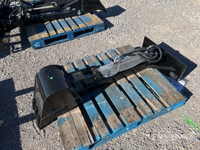 2025 GIYI GY-ZWB 12 in Mini Skid Steer Backhoe (Unused)