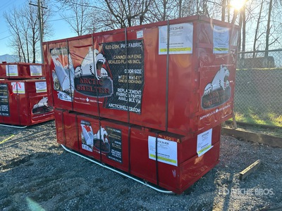 2026 Arctic Shelter 60 ft x 30 ft x 22 ft Peak Double Truss Storage Building (Unused)