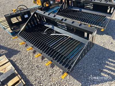 2025 GIYI GY-RB66 66 in Rock Skid Steer Bucket (Unused)