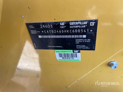 2019 Cat 246D3 Kompaktlader