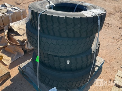 (4) Goodyear 11R22.5 Tires
