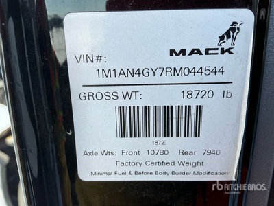 2024 Mack Anthem 64T 6x4 T/A Sleeper Truck Tractor