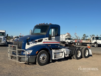 2018 Peterbilt 579 6x4 T/A Day Cab Truck Tractor