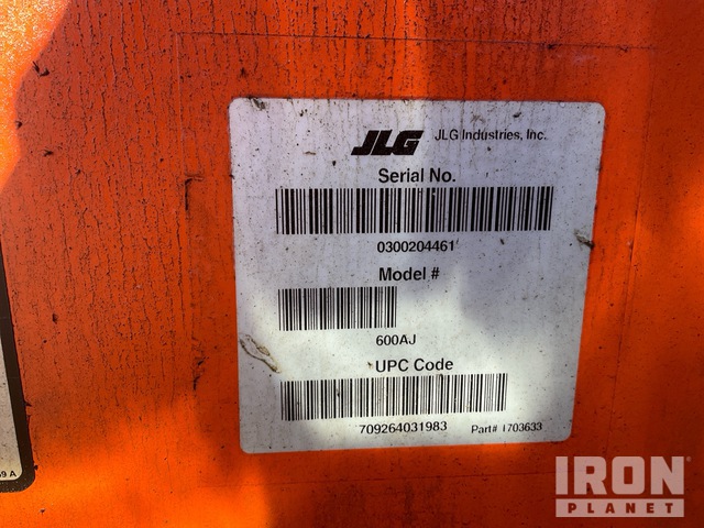 ELEVADOR ARTICULADO 2015 JLG 4WD 600AJ