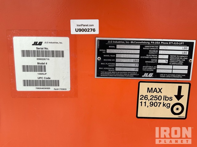 ELEVADOR TELESCóPICO 2017 JLG 4WD 1350SJP