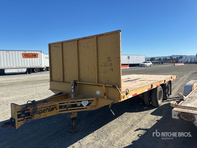 2018 Superior 2SD10M-PH 19 ft T/A Remorque pour équipement