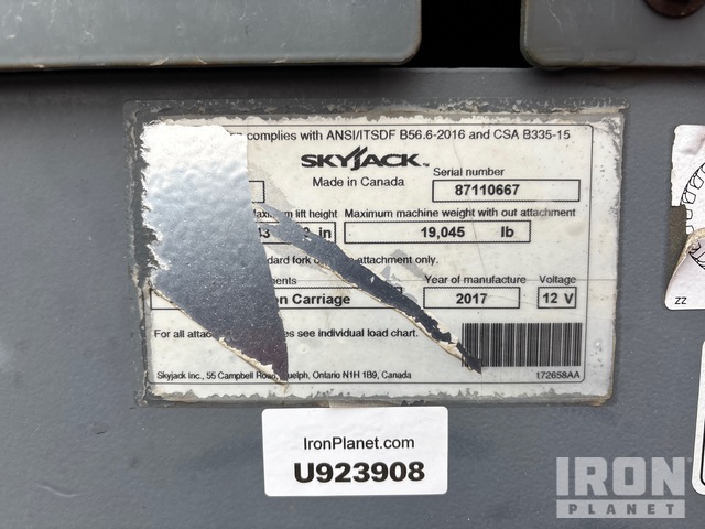 MANIPULADOR 2017 SKYJACK