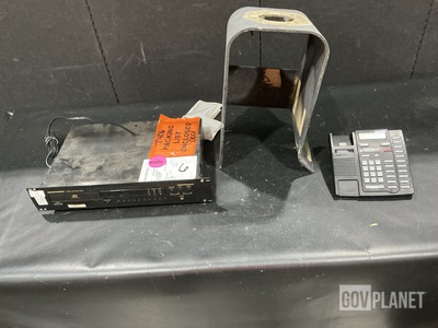 (1) Lamp Guard, (11) Telephones, (2) Disc Players & Assorted Items