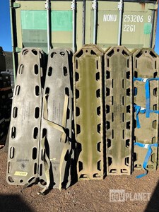 lot of 58 - North American Rescue Spine NSN# 6530-01-490-2487 72 x 16 x 1.75 spine board for use in mobilizing /transporting injured parties. Payload of up to 1000lbs.