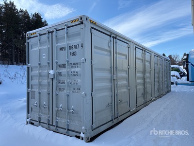 2025 40 ft High Cube Multi-Door Storage Container
