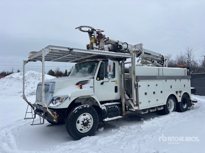 2007 Commander C5050 on 2008 International 7500 6x4 Graafmachine Derrick Truck