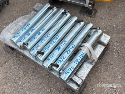 Quantity of (10) 2025 HW 80 mm X 545 mm Bucket Pins (Unused)