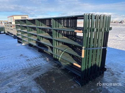 Quantity of (24) 2026 BYT PNL200 5 ft 6 in x 20 ft 6 Rail Livestock Panel (Unused)