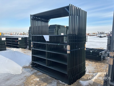 Quantity of (24) 2026 BYT PNL706 5 ft 6 in x 7 ft 6 in 6 Rail Vee Paneel (Unused)