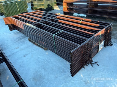 Quantity of (12) 2025 BYT HDALYPNL12 12 ft Alley Livestock Panel (Unused)