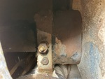 Undercarriage with Left Track Tensioner
