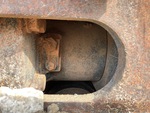 Undercarriage with Left Track Tensioner