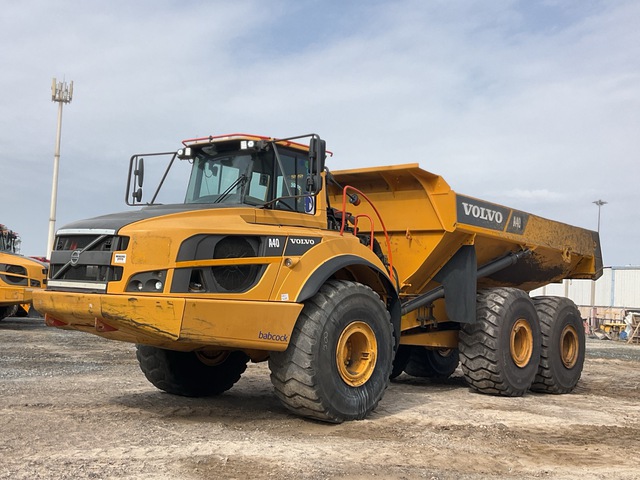 2019 Volvo A40G Articulated Dump Truck 2019 Volvo A40G Articulated Dump Truck
