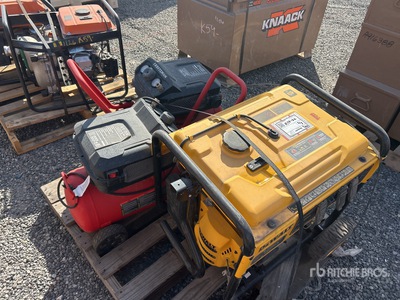 Quantity of (2) Air Compressors, (5) Portable Generators (Inoperable)