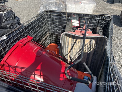 Quantity of (3) Crates of Water Coolers, 2 in Rope, Wagon, & Spill Container