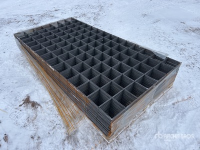 Quantity of (100) 3 ft 5 in x 7 ft Wire Mesh (Unused)