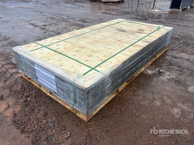 Quantity of (100) 3 ft 5 in x 7 ft Wire Mesh