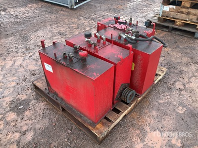 Quantity of (4) Tanks with Pump Hydraulic Parts