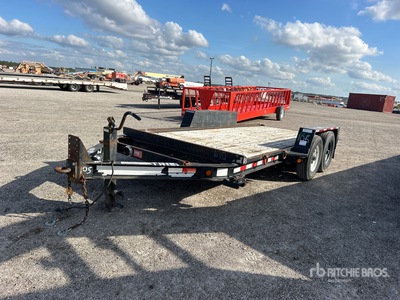 2010 Towmaster 17 ft T/A Tilt Deck Trailer