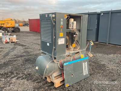2020 Atlas Copco Dry(67)GE8/9V(2P) Skid-Mounted Electric Air Compressor