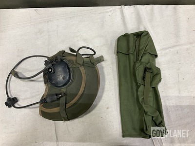 (15) Combat Crewmen's Vehicle Helmet Liners & (18) Radio Set Carriers