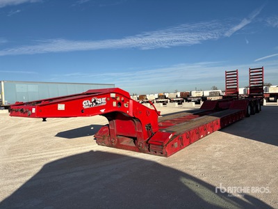 2016 Globe GTBN553 Tri/A Removable Gooseneck Lowboy Trailer