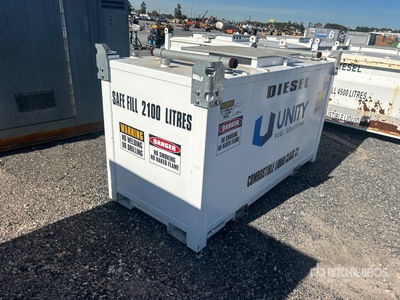 Unity 2100 L Skid Mounted Steel C1 Tanque de combustible