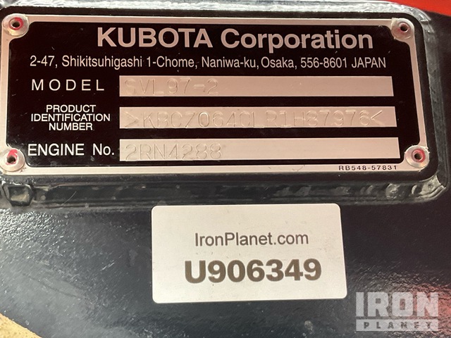 MINI CARGADOR SOBRE ORUGAS 2024 KUBOTA SVL972