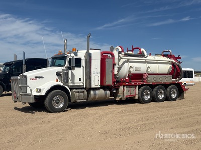 Vacuum Industrial Products on 2009 Kenworth T800 8x6 Sleeper Combination Wash/ Vakuumtankwägen