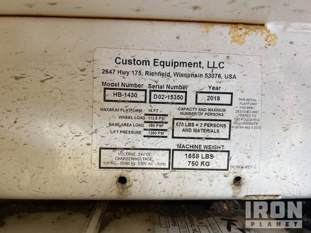 ELEVADOR TIJERA 2018 HYBRID HB1430