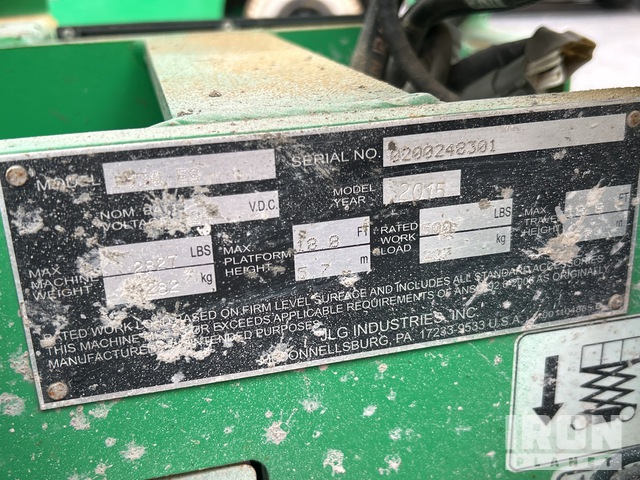 ELEVADOR TIJERA 2015 JLG 1930ES