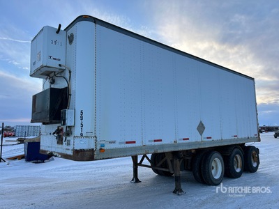 1994 Manac 28 ft x 102 in B-Train Lead Tri/A Heated Semi-remorque fourgon