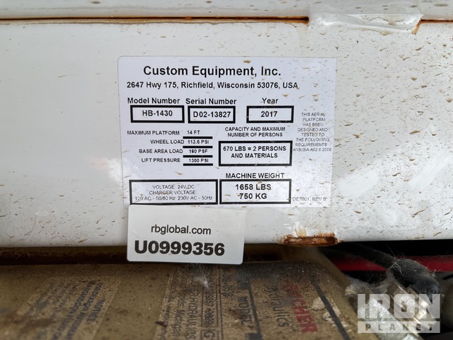 ELEVADOR TIJERA 2017 HYBRID HB1430